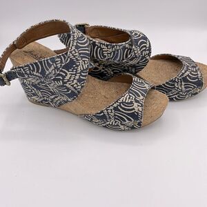 Lucky Brand Moran cork wedge sandal